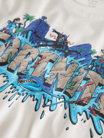 NAME IT Fortnite Bluse Oxen Cloud Dancer